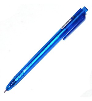 Ручка автоматическая шариковая синяя, 0,6мм 