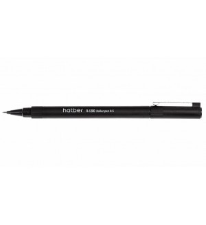 Ручка-роллер черные чернила, 0,5мм 