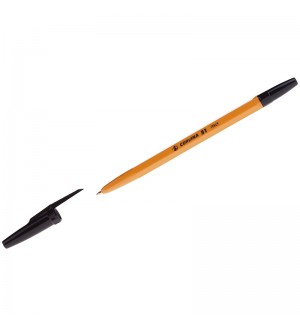 Ручка шариковая черная, 1,0мм 