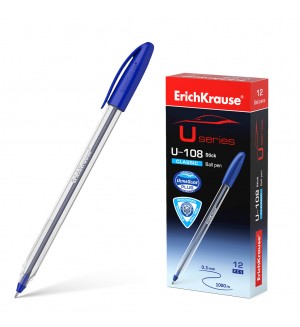 Ручка шариковая синяя,1,0мм 