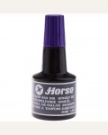 Штемпельная краска 30мл, фиолетовая (Horse) 