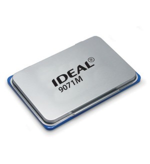 Штемпельная подушка 56*90мм, синяя, настольная (Ideal)