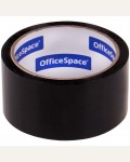 Клейкая лента 48мм*40м, упаковочная, черная (OfficeSpace)