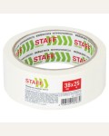Клейкая лента малярная 38мм*25м, креппированная (STAFF) 