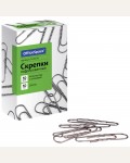 Скрепки 50мм, 50 штук, гофрированные, карт. упак. (OfficeSpace)