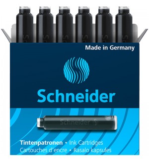 Картриджи чернильные черные 6 штук (Schneider)