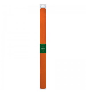Бумага крепированная 50*250см, 32г/м2, оранжевая, в рулоне, пакет с европодвесом (Greenwich Line)