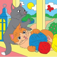 Картина по номерам 15*15 см 