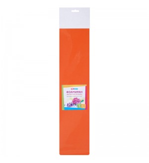 Цветная пористая резина (фоамиран), 1 лист, оранжевый, 50*70, 1мм
